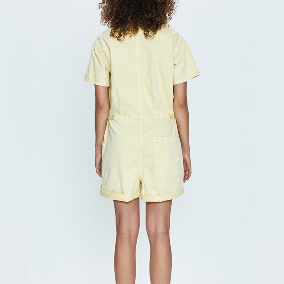 PISTOLA / Parker Denim Romper Size XS / Color: Soft Honey Snow - Picture 5 of 11